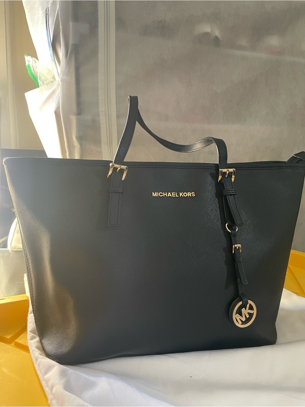 Black Michael Kors Tote Bag